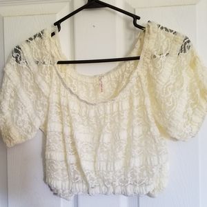 Urban Mix Lace Crop Top